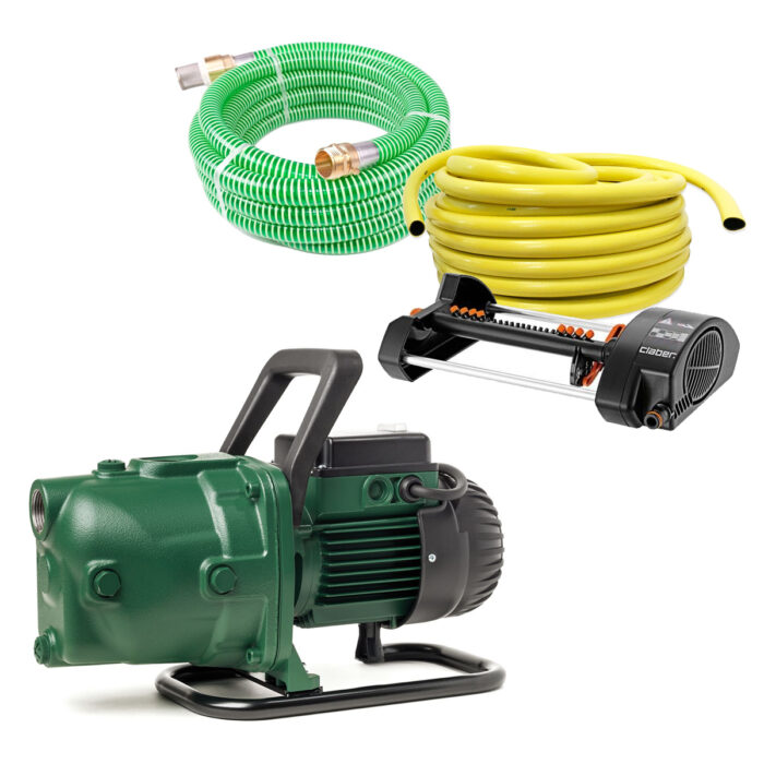 Dab Gardenjet 82 M Top Beregeningspakket – Groen/ zwart / RVS