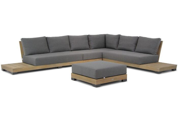 Lifestyle Garden Furniture Hilton hoek loungeset 5-delig – Old teak greywash