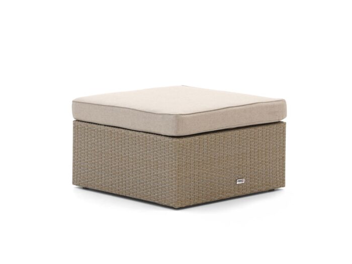 Forza Furniture Forza Cecita voetenbank 72x72cm Laagste prijsgarantie! – Taupe