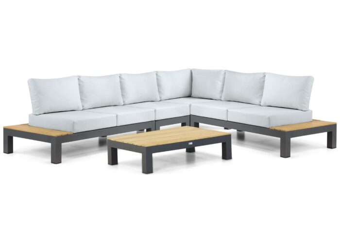 Lifestyle Garden Furniture Vittoria hoek loungeset 5-delig – Grijs-antraciet