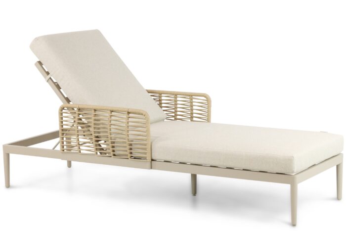 Coco Ibiza ligbed – Taupe-naturel-bruin