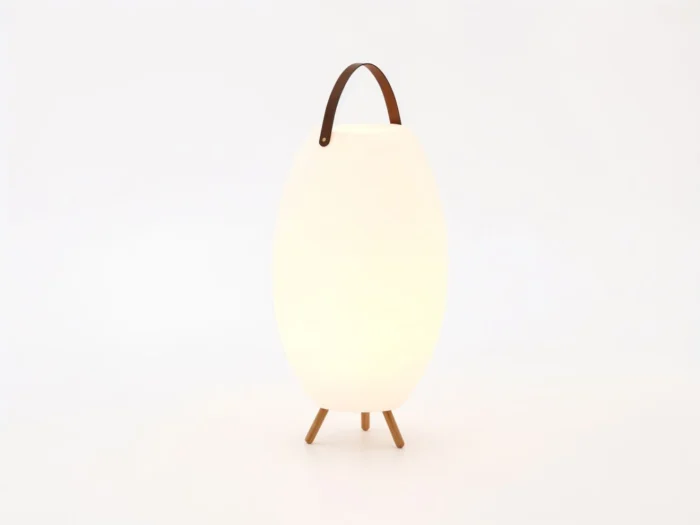 New Garden Apollo buitenlamp led oplaadbaar dimbaar ø 40cm (h: 72,5cm) - Wit