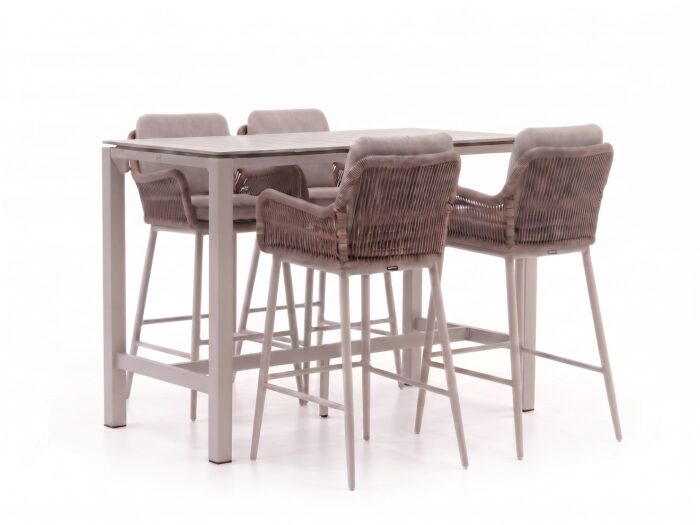 Intenso Furniture Isorella/Trecenta 150cm barset 5-delig – Wit