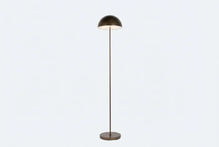 Buiten vloerlamp mushroom donkerbrons oplaadbaar Keira - Taupe-naturel-bruin