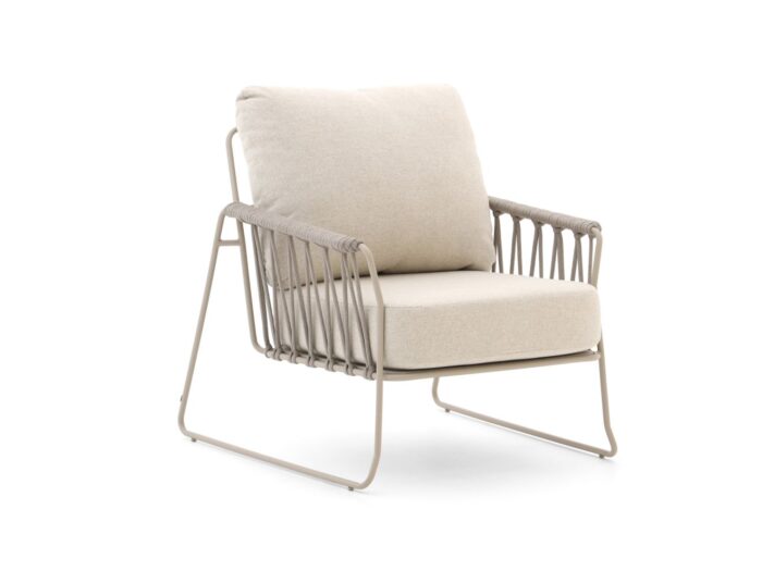 Tierra Outdoor Rivera lounge tuinstoel Laagste prijsgarantie! – Taupe