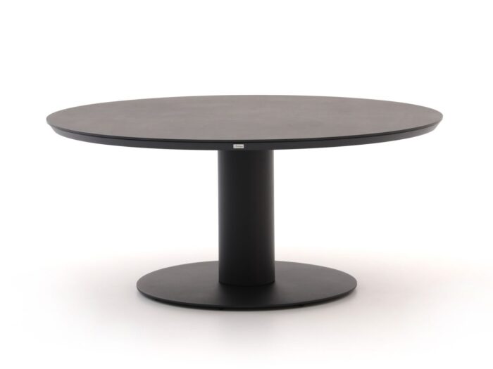 Bellagio tuinmeubelen Bellagio La Fonte low dining tuintafel ø 150cm Laagste prijsgarantie! – Zwart