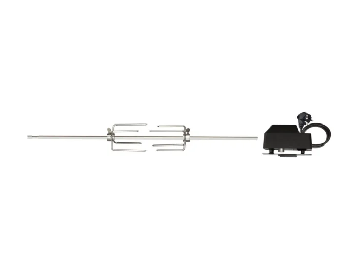 Boretti barbecue draaispit 101x12x1cm t.b.v. Luciano Nero - Grijs