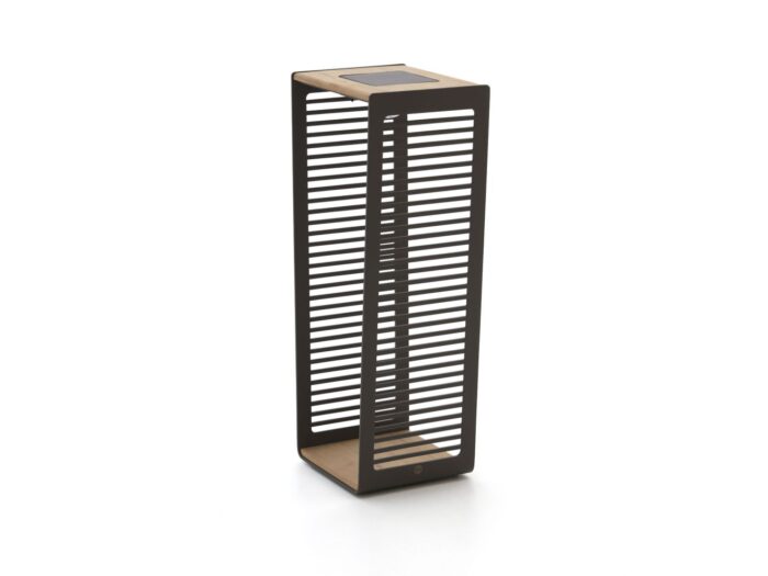 SUNS Eve L lantaarn solar 35x28x80cm Laagste prijsgarantie! – Taupe
