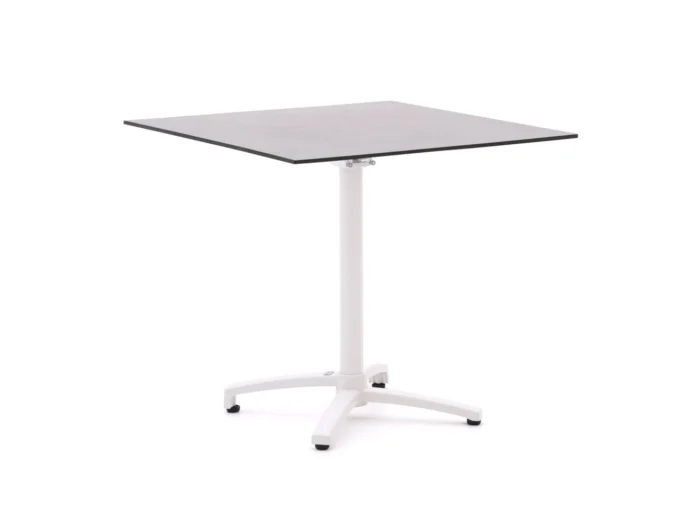 Bellagio tuinmeubelen Canzo klaptafel 80x80x73cm - Wit