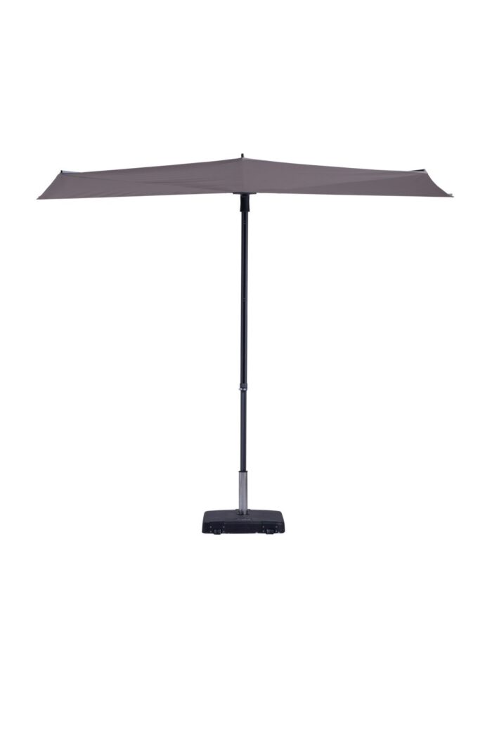 Madison Stokparasol Sun wave 300 cm Polyester taupe zonwering – bruin