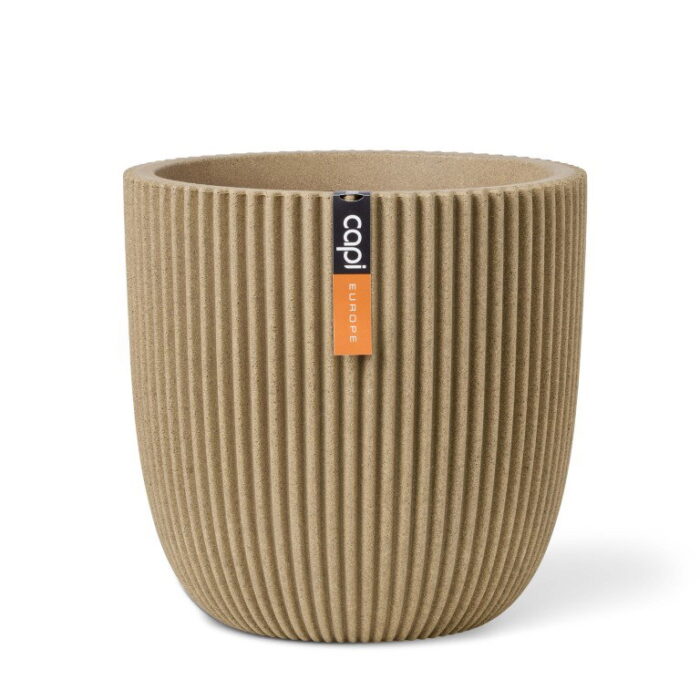 Capi europe Pot bol Groove NL 35×34 beige bloempot
