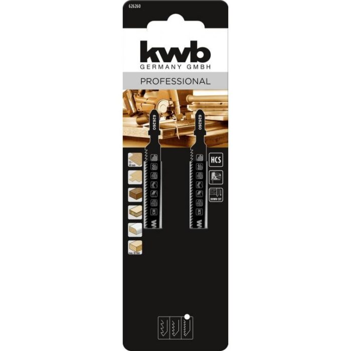 Kwb Decoupeerzaagblad laminaat 2st