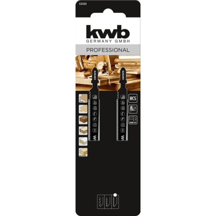 Kwb Decoupeerzaagblad laminaat 2st