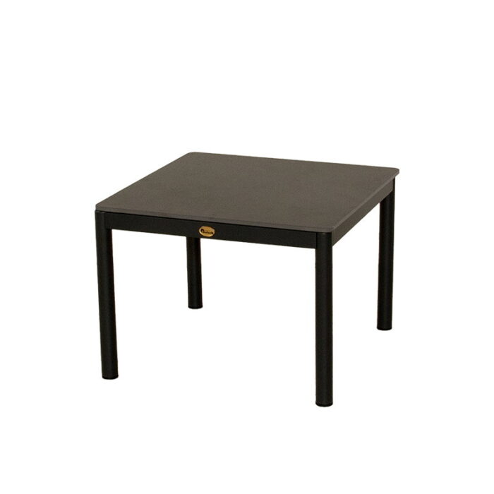 Oosterik home Colton bijzettafel midnight grey 59 x 59 cm – grijs