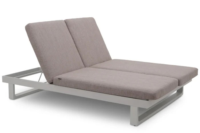 Lifestyle Garden Furniture Massimo ligbed met kussen wit/earth