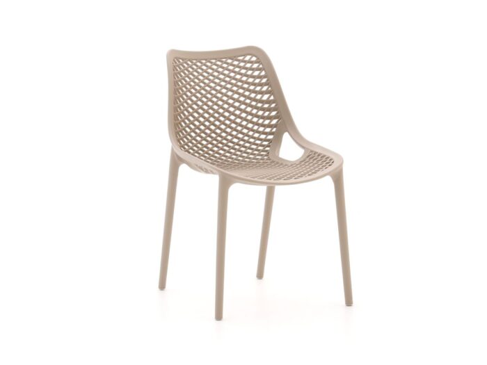 Forza Furniture Forza Ripi dining tuinstoel stapelbaar Laagste prijsgarantie! – Taupe