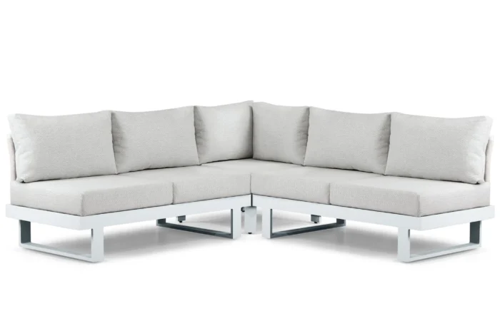 Lifestyle Garden Furniture Lorenzo hoek loungeset 3-delig - Wit