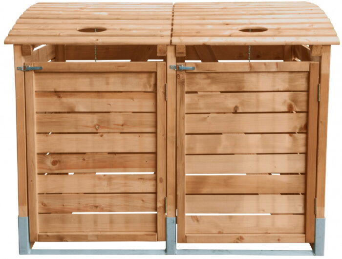 Kliko ombouw container ombouw klikoberging klikokast containerberging dubbel dichte achterkant