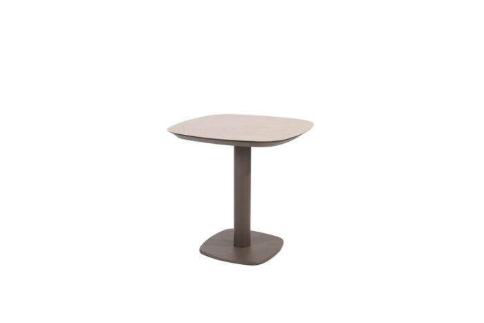 Taste Manolo dining tafel terre printed keramiek 75×75 cm