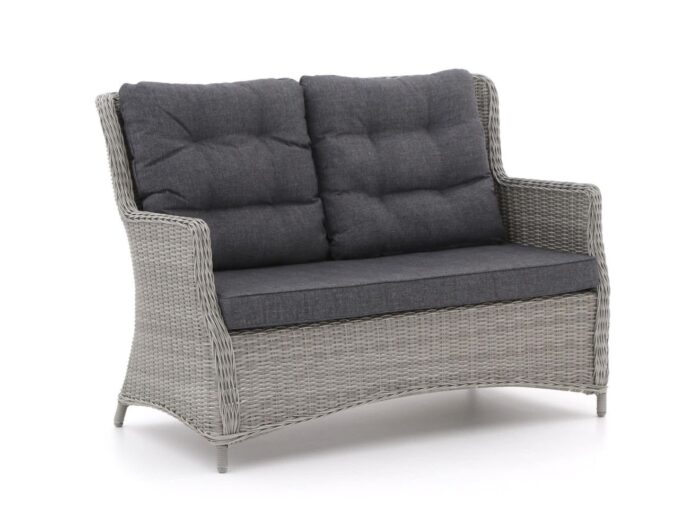 Intenso Furniture Intenso Milano dining lounge tuinbank 2-zits 133cm Laagste prijsgarantie! – Grijs