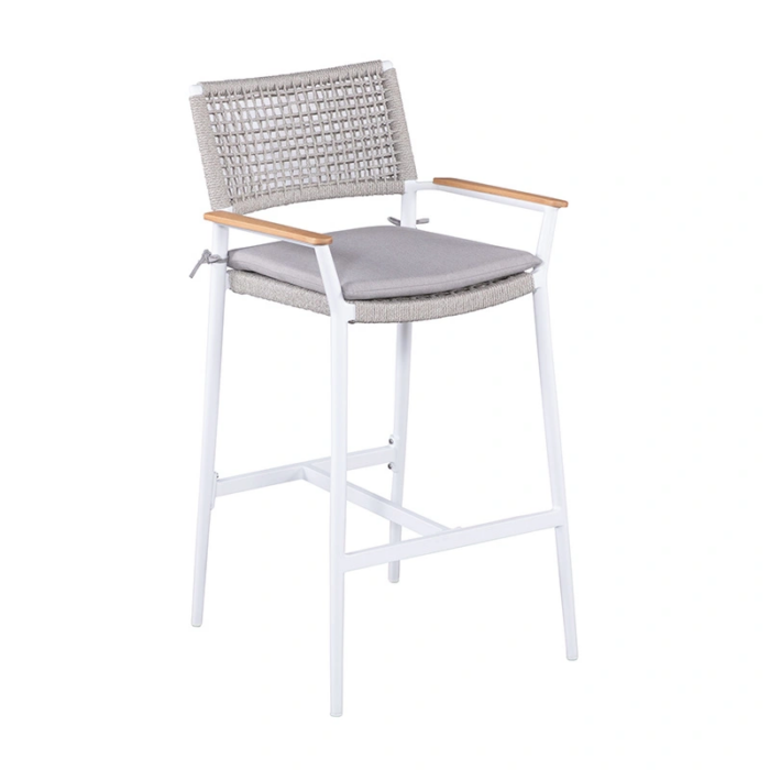 Own Moleto Barstoel Ash Grey – grijs;wit
