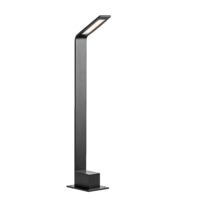 Garden lights LED lantaarnpaal Reno – zwart