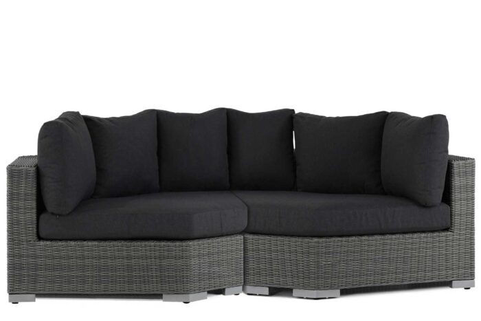 Garden Collections Toronto daybed 2-delig – Grijs-antraciet
