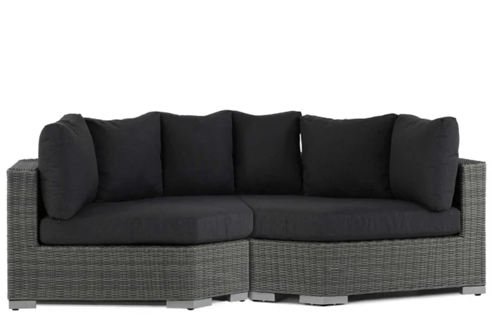 Garden Collections Toronto daybed 2-delig - Grijs-antraciet