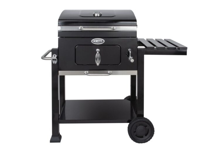 Boretti Carbone houtskoolbarbecue 114x67x109cm Laagste prijsgarantie! – Zwart