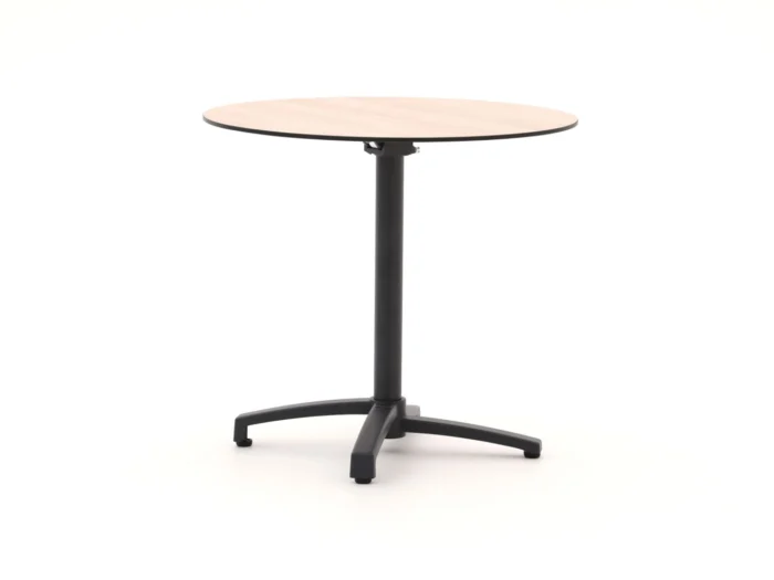 Bellagio tuinmeubelen Canzo klaptafel ø 80cm (h:73cm) - Grijs