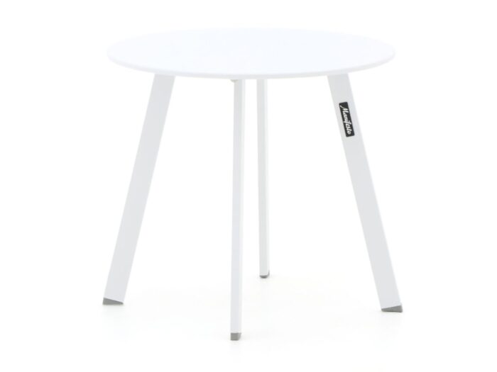 Manifesto Furniture Manifesto Bovezzo bijzet tuintafel ø 50cm (h:45cm) Laagste prijsgarantie! – Wit