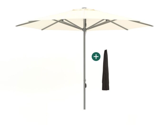 Shadowline Cuba parasol ø 400cm Laagste prijsgarantie! – Wit