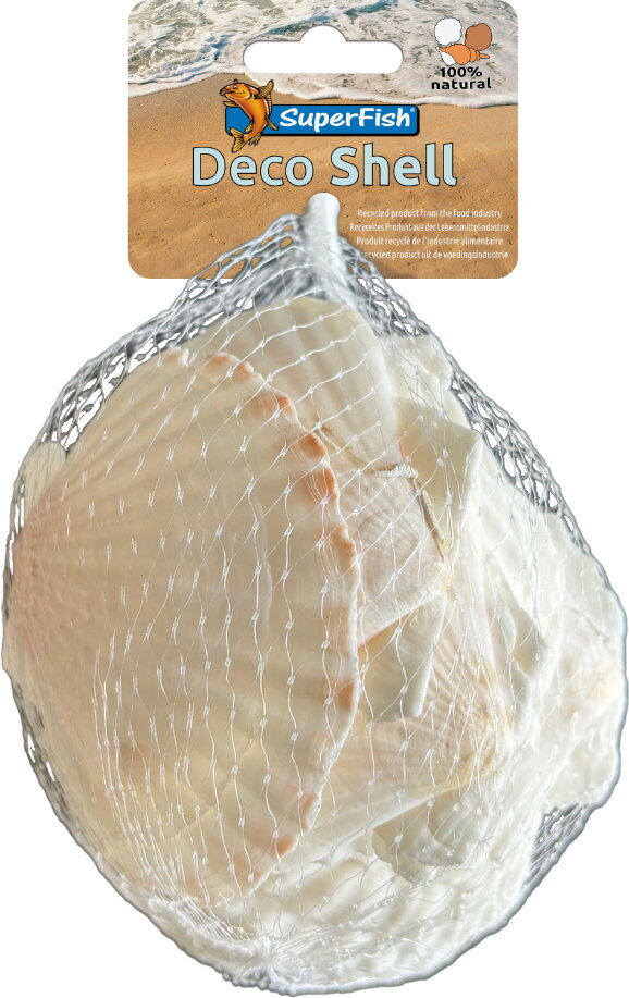 Superfish Deco schelp coquille wit 200 gram