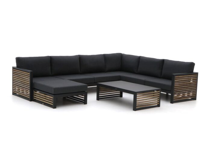 Bellagio tuinmeubelen Cadora hoek loungeset 4-delig rechts – Grijs