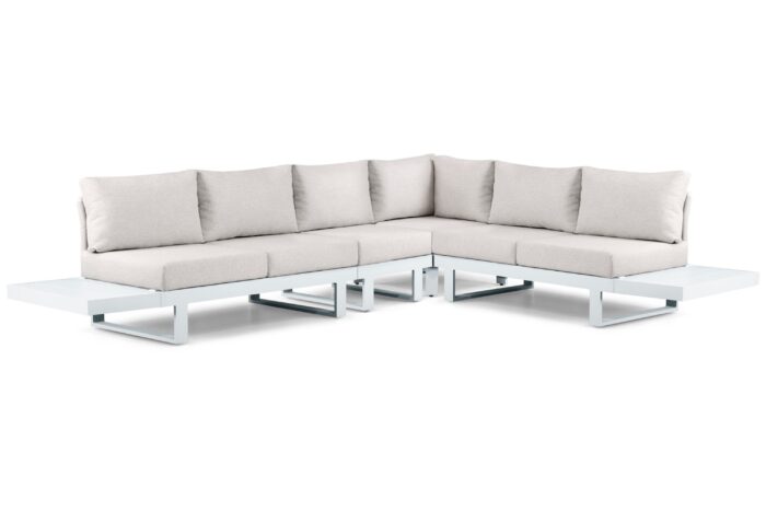 Lifestyle Garden Furniture Lorenzo hoek loungeset 6-delig – Wit