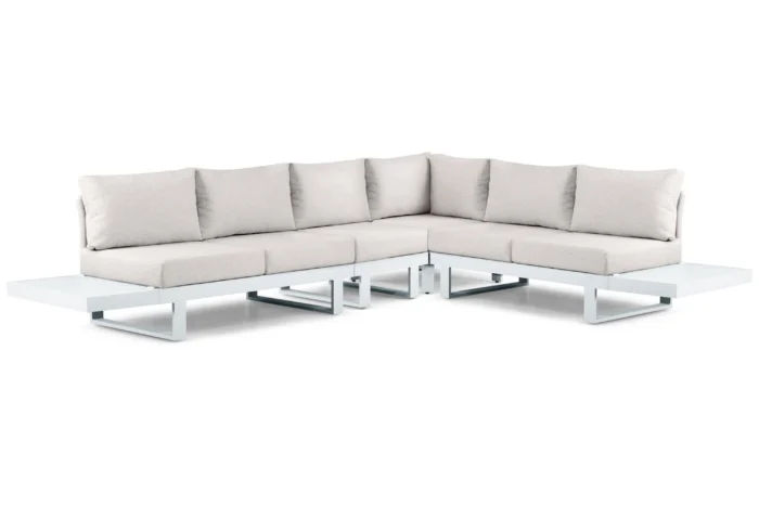 Lifestyle Garden Furniture Lorenzo hoek loungeset 6-delig - Wit