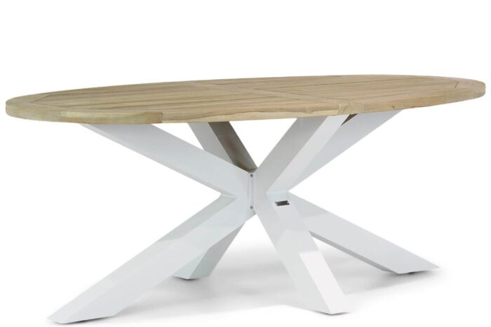 Lifestyle Garden Furniture Bradford dining tuintafel 200 cm x 110 cm – Wit