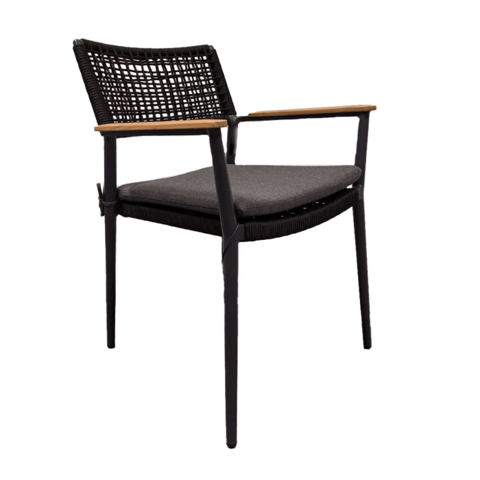 Own Moleto Dining Tuinstoel Black – grijs
