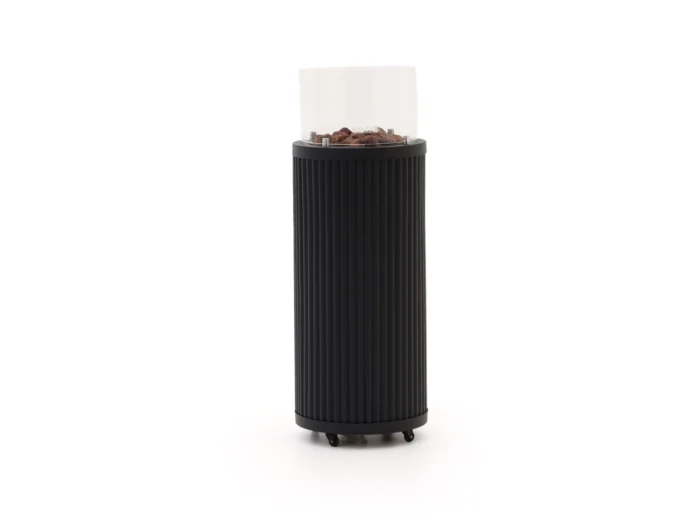 Cosipillar Curved gaslantaarn ø40cm (h:112cm) - Zwart