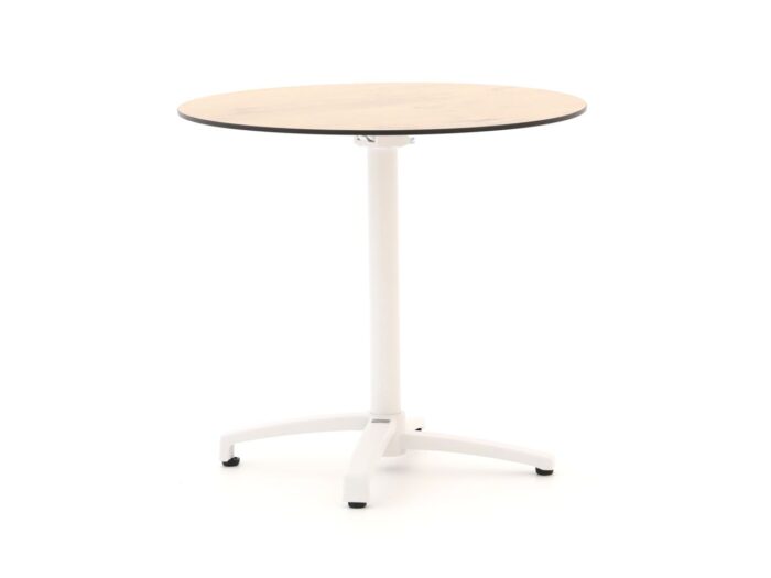 Bellagio tuinmeubelen Bellagio Canzo klaptafel ø 80cm (h:73cm) Laagste prijsgarantie! – Bruin
