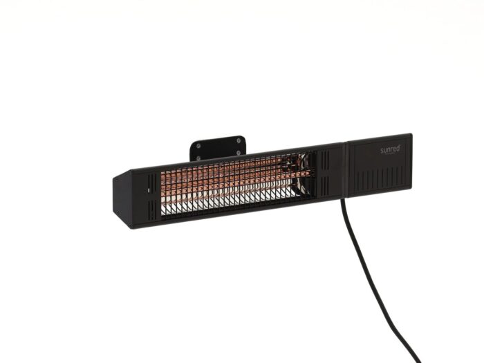 Sunred Ultra Fortuna muur terrasverwarmer 1500 Watt – Zwart