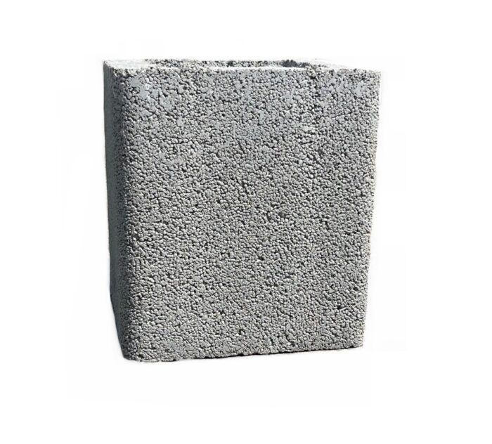 Barbecue beton houtskool bbq verlengstuk grijs 30x30x35cm