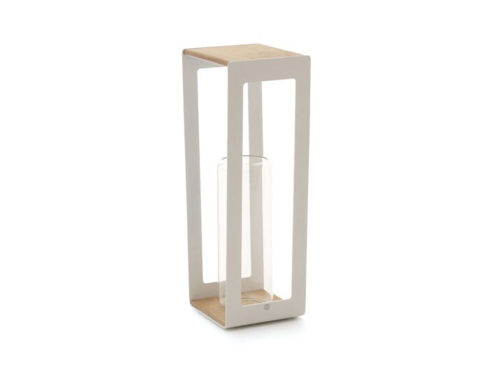 SUNS Zara L lantaarn 30x25x76cm Laagste prijsgarantie! – Wit