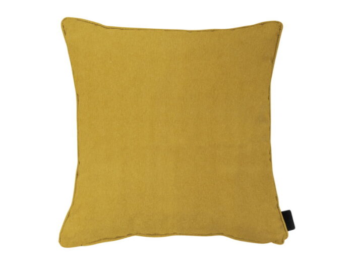 Madison Sierkussen met paspel ca. 45×45 cm Panama mosterd – geel
