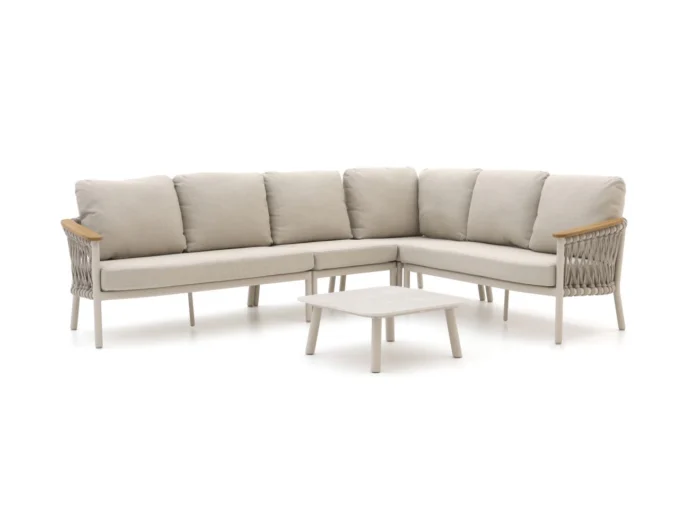 Bellagio tuinmeubelen Birgi Novo hoek loungeset 5-delig - Taupe
