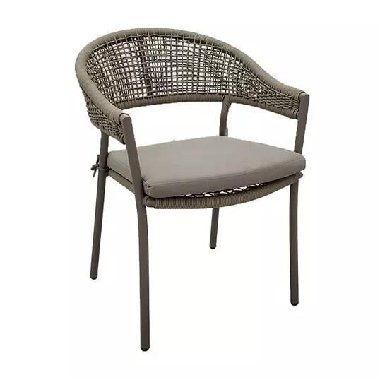 Buitengewoon de boet Vitaro Dining Tuinstoel Taupe – bruin