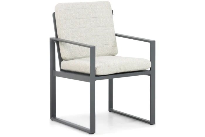 Lifestyle Garden Furniture Nuno dining tuinstoel - Grijs-antraciet