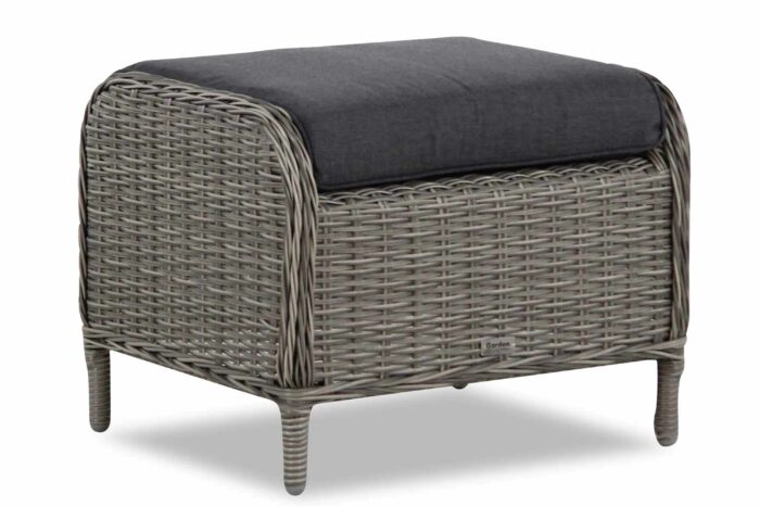 Garden Collections New Castle lounge voetenbank – Grijs-antraciet