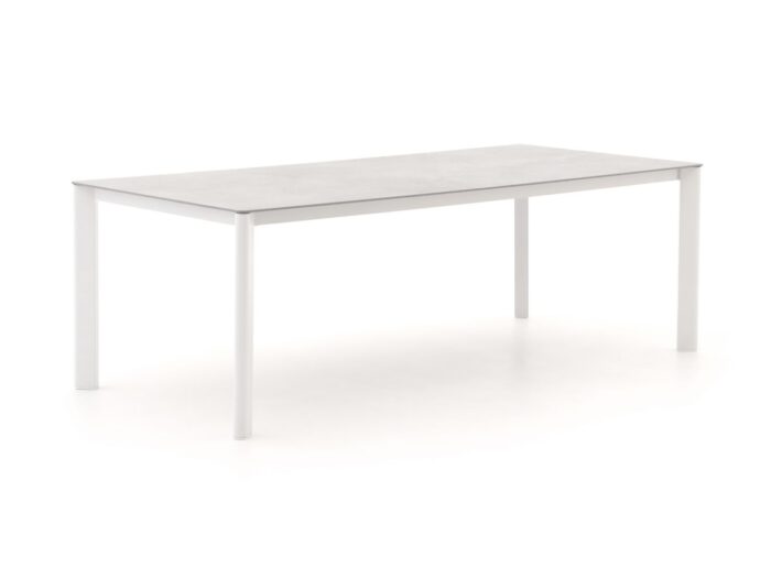 Bellagio tuinmeubelen Bellagio Isolo dining tuintafel 220x100x76cm Laagste prijsgarantie! – Wit
