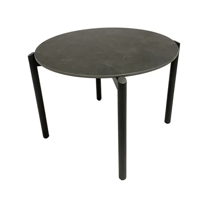 Buitengewoon de boet Trivento Salontafel dia. 60x45 cm - grijs